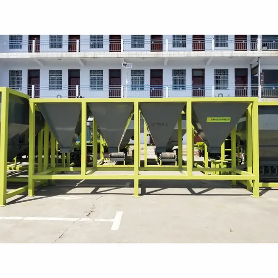Automatic Multiple Silos Single Weigh Batching System for NPK Compound Fertilizer Powder 